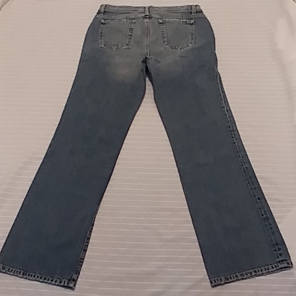 J Crew Women Wide Leg Blue Jeans - Picture 8 of 9